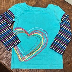 3T Baby Gap Sparkle Heart Shirt